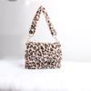 Bolso de Sobre Portátil de Hombro Estilo Coreano de Otoño e Invierno para Mujer 2024 Nueva Moda Bolso de Piel con Estampado de Leopardo Bolso Bandolera Bolso de Mujer