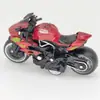 Juguetes de Modelo de Motocicleta de Aleación con Retroceso Transfronterizos Adornos de Escritorio Motocicleta Muñeca Clip Infantil Máquina de Juegos Regalos Venta al por Mayor