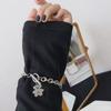 Pulsera con Hebilla Ot de Acero de Titanio de Oso Personalizado Estilo Minimalista Japonés y Coreano para Hombres y Mujeres, Tendencia de Joyería de Nicho Hip-Hop para Estudiantes