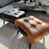 Banco para trocar de sapato na entrada de casa apoio para os pés macio mesa de centro celebridade da internet banquinho baixo de luxo leve sofá sala de estar assento macio entrada simples