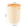 Cubo de basura casual de gran capacidad para el hogar con anillo de presión, baño, inodoro, sala de estar, cocina, dormitorio, papelera creativa
