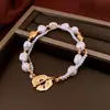 Pulsera ancha vintage con diseño de rama abierta y diseño simple, Joyería retro versátil para mujer