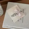 Grampo de Cabelo de Luxo Coreano de Alta Qualidade, Nicho, com Laço de Strass, Versátil, Elegante, para Franja, Presilha, Acessório de Cabelo