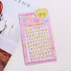 Pegatinas de Uñas Estéreo en Relieve 5D para Niños, Pegatinas de Uñas No Tóxicas e Inodoras para Niñas y Niños, Pegatinas Luminosas de Princesa