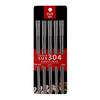 Palillos de Acero Inoxidable 304 Año Nuevo Creativo Set de Palillos de la Suerte Hotel Hogar Palillos Cuadrados Palillos Antideslizantes Venta al por Mayor