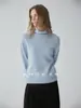 Hong Kong y American Apparel/"Fuzzy Whisper" Lana de Cachemir Sin Costuras Cuello de Pelo Cepillado Suéter de Punto Atmosférico