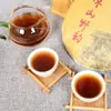 Té Yunnan al por mayor 2018 Aroma Silvestre de Montaña Profunda Té en Pastel Maduro Té en Pastel Siete Hijos 357g Té Pu'Er Maduro