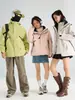 Mismo Estilo Tmall Serie Montaña Exterior Marca de Moda Chaqueta 3 en 1 Impermeable Cortavientos de Montañismo para Hombres