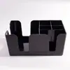 Plástico PP Caja de Pañuelos Multifuncional Escritorio Comercial Tienda de Té con Leche Barra Mostrador Caja de Almacenamiento Popote Cuchara Clasificación Estante de Almacenamiento