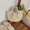 Bolso Semisemicircular Tejido a Mano de Moda Transfronterizo, Bolso de Mano Sencillo para Mujer, Bolso de Hombro Tejido de Papel, Bolso de Playa para Vacaciones en la Costa