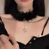 Collar de cadena corta para novia, accesorio para vestido de novia, estilo europeo y americano, para otoño e invierno, Maomao, sexy, navideño