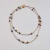 Collar de Piedra Ojo de Tigre Maillard con Cuentas, Cadena para Clavícula de Moda de Lujo Ligero de Nicho, Accesorio Versátil Personalizado con Diseño Único