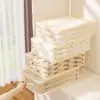 Set Transparente de Cuatro Piezas Bolsa de Almacenamiento Organizador de Armario de Dormitorio Almacenamiento de Colchas Caja de Almacenamiento de Ropa de Cama Caja de Almacenamiento de Cajón Debajo de la Cama