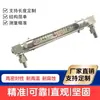 Indicador de Nivel de Líquido de Tubo de Vidrio de Acero Inoxidable 304 Tanque de Agua Pantalla Transparente Resistente a la Temperatura Resistente a la Presión Indicador de Nivel de Aceite Visible Tubería de Agua de 4 Puntos