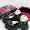 Zapatos de Cuero Estilo Universitario Boca Baja JK, Zapatos Mary Jane con Plataforma y Lazo Estilo Francés para Mujer, Nuevo Modelo Primavera y Otoño 2025