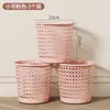 Lixeira para Sala de Estar, Quarto, Cozinha, Vaso Sanitário, Banheiro, Grande Capacidade Escritório Cesto de Papel Vazado de Plástico Sem Tampa