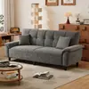 Sofá Cama Plegable Multifuncional Todo en Uno de Doble Uso para Sala de Estar, Habitación de Alquiler, Oficina, Sofá de Cuero Anti-Arañazos para Gatos