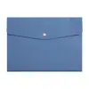 Bolso de Documentos de Cuero Similar a la Piel, Bolso para Archivos A4, Impermeable, Bolsa para Guardar Documentos de Contrato, Recibos, Personalizable con Impresión de Logo
