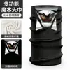 Yiya en stock modelo nuevo capucha de ciclismo jacquard a prueba de viento de cara completa, parasol exterior de color sólido, secado rápido, a prueba de frío y máscara facial cálida