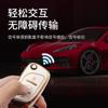 Adecuado para Dropshipping para Peugeot 4008 Coche 5008 Coche Funda para Llave Hebilla Cubierta Protectora de Cáscara Blanda Borde Completamente Dorado