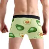 Ropa Interior Europea y Americana Transfronteriza para Hombre Linterna de Calabaza Aguacate Impresión Digital 3D Calzoncillos tipo bóxer para Hombre Calzoncillos tipo bóxer Transpirables