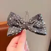 Pinzas para el Cabello de Niña de Lentejuelas Plateadas de Alta Gama Estilo Coreano, Pasadores de Moño, Pinzas de Corona para Niñas Pequeñas, Accesorios para el Cabello, Juego de Dos