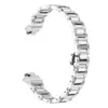 Correa de Reloj de Acero Inoxidable Adecuada para Fitbit Inspire Hr/Inspire Correa de Reloj de Metal Globo Azul