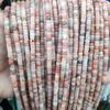 2 cuentas espaciadoras de cristal de ágata de piedra natural de 4 mm, cuentas sueltas para joyería semiacabada, accesorios disponibles al por mayor