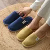 Nuevos Zapatos de Algodón y Lino de Cuatro Estaciones para el Hogar Zapatillas de Algodón para Mujer Parejas Suela Gruesa Antideslizantes Zapatillas de Lino para Primavera y Otoño Venta al por Mayor
