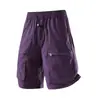 Estilo Nuevo de Verano Pantalones Cortos de Trabajo Casuales para Hombre Pantalones Multibolsillos Pantalones de Cinco Cuartos