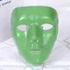 Material de PVC de Guangdong máscara blanca de hip-hop máscara de baile máscara bailarín actuación de baile baile de pasos hombres y mujeres
