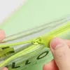 Venta Caliente Transfronteriza Bolsa de Lápices Transparente de PVC de Aguacate de Dibujos Animados Linda para Estudiantes de Primaria y Secundaria Estilo Ins Bolsa de Papelería Sencilla