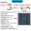 Kit Solar 50W Inversor Controlador Painel Solar 12V para 220V110V Carga e Descarga Inteligente de Bateria