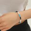 Pulsera de cuentas de arroz con hilo elástico de estilo bohemio transfronterizo europeo y americano, dulce, simple, de una sola cadena para damas