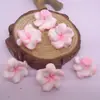 Ovo de flor de cerâmica macia de 18 mm, flor de ovo, brincos DIY, adorno de cabeça antigo, acessórios de cabelo, presilha infantil, acessórios de material artesanal