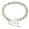 Cadena de Cintura Metálica con Borla de Concha para Mujer, Cadena de Baile del Vientre con Temperamento de Chica Popular, Accesorio para Faldas de Mujer