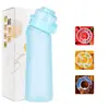 Taza perfumada de 650 ml con diseño de tres anillos y siete anillos, 0 azúcar 0 calorías, Anillo Cui Xiang, hecha de material tritan, resistente a altas temperaturas, taza de agua divertida