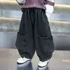 Jeans de Pierna Ancha para Niños Otoño 2026 Nuevos Elegantes de Moda Pantalones de Bebé Pantalones de Primavera y Otoño para Niños Pequeños