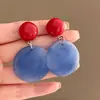 Coleção~Brincos Tesouro 2026 Novo Estilo Personalidade de Alto Padrão Versátil Viagem Brincos Coloridos Dopamina para Mulheres
