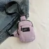 Bolsa Casual para Teléfono Móvil para Hombres y Mujeres, Bolso de Hombro Pequeño Simple de Estilo Japonés, Bolso Cruzado Personalizado Urbano y Moderno, Bolso de Pecho Deportivo Portátil