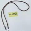 Cordón de costura trenzado de núcleo de 6 mm, cordón redondo de cuero, correa de hombro de cuero PU, accesorios, hebilla de metal, correa de repuesto multicolor para bolsa, mochila, con cordón