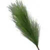Ramas de pino artificiales, césped decorativo de pino piñonero, flores artificiales verdes, plantas verdes artificiales estilo bosque, hojas verdes, decoración de boda arte floral
