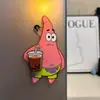Imanes Giratorios para Refrigerador de Bob Esponja y Patricio Estrella, Sr. Decoraciones para Muebles, Coleccionables y Regalos Temáticos de Krabs de Xiaohongshu