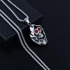 Collar retro de seis puntas europeo y americano colgante de sol para hombre personalidad dominante moderno fotografía callejera accesorios de moda pequeño colgante