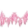 Nuevo banderín de guirnalda con lazos rosas de Amazon para fiestas de cumpleaños y decoraciones de despedida de soltera