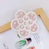Original de fábrica estilo coreano DIY lindo gatito oso cerezo camelia bordado para ropa accesorios pegatinas de tela tridimensionales joyería