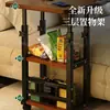Mesa de noche móvil Escritorio elevable Escritorio para computadora Escritorio para estudiantes Dormitorio Almacenamiento para el hogar Recámara Escritorio de noche Escritorio de oficina