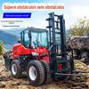 Empilhadeira off-road a diesel várias ferramentas auxiliares empilhadeira hidráulica opcional empilhadeira com tração nas quatro rodas de combustão interna todo-o-terreno