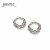 YuenZ Accesorios para joyería DIY colgante de flor hueca de aleación colgante pequeño de aleación retro Q101