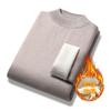 Nuevo suéter de cuello alto Manzys para hombre, suéter grueso holgado con forro polar para otoño e invierno, estilo coreano, ropa interior moderna para hombre